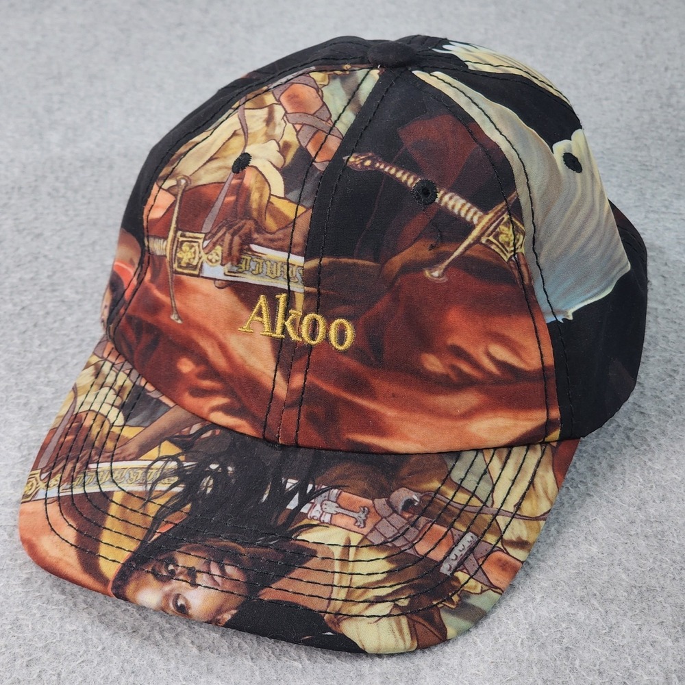 Akoo AOP‎ All Over Print Adjustable StrapBack Casual Hat Mens O/S Multicolor Cap